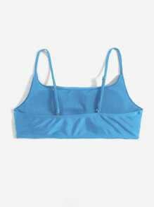 Solid Bikini Top Summer - Baby Blue - View 2