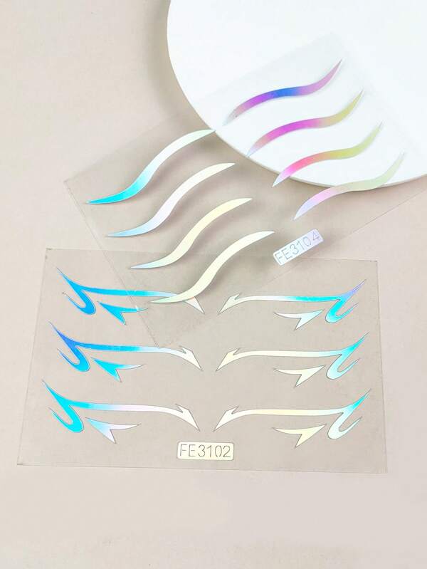2sheets Eyeliner Tattoo Sticker SHEIN USA