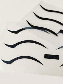 2張眼線筆紋身貼紙 - 黑色 - 查看 5