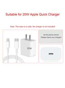 5入組心形手機充電器套裝，包含數據線和保護殼 - 粉色 - 查看 3