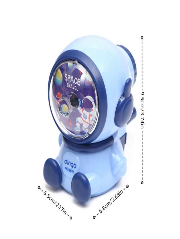 1pc Astronaut Design Manual Pencil Sharpener, Creative Multipurpose