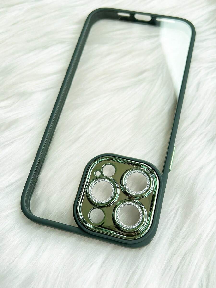 1个闪光镜头保护手机壳，兼容苹果16、15、14、13、12、11系列、Pro、Max、Plus型号