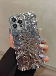 Vỏ điện thoại chống rơi có kết cấu - Bạc - Xem 3