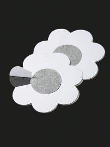 9 pares Cubierta de pezón con lentejuelas - Plateado - Ver 3