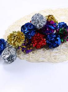 2pcs Random Color Rind Paper Ball Design Pet Sound Toy For Cat For Play - Multicolor - View 4