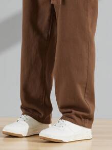 Manfinity Hypemode Men Slant Pocket Straight Leg Jeans - Brown - View 6