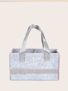 Bebé Bolsa de pañales de color combinado plegable - Multicolor - Ver 2