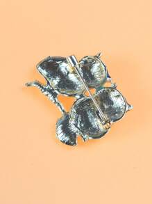 1 Stück Brosche mit Modisch Zinklegierung, Strass Dekor, Eule Design, Für Frauen Für Tägliche Dekoration