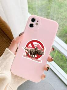 50入組/包字母和恐龍圖案什錦貼紙創意多用途貼紙適用於DIY工藝品、裝飾品、手帳 - 彩色 - 查看 5