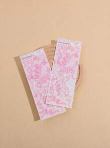 2 miếng dán hình ba chiều nơ & ruy băng các loại nhãn dán, nhãn dán đa năng sáng tạo cho nghề thủ công DIY, trang trí, tài khoản cầm tay - Nhiều màu - Xem 1