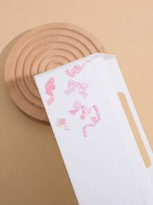 2 miếng dán hình ba chiều nơ & ruy băng các loại nhãn dán, nhãn dán đa năng sáng tạo cho nghề thủ công DIY, trang trí, tài khoản cầm tay - Nhiều màu - Xem 3