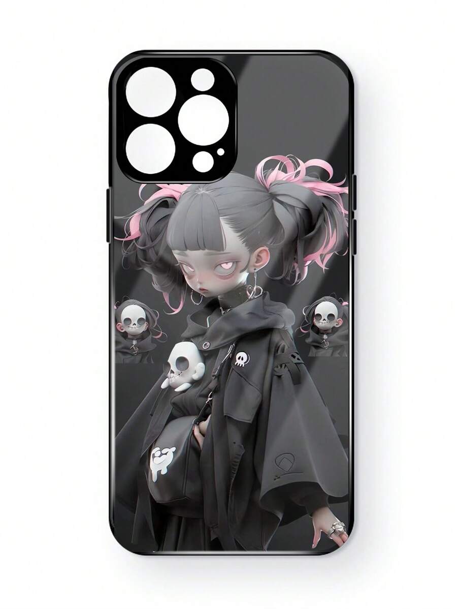 卡通圖案手機殼哥特手機殼 - 彩色 - 查看 1
