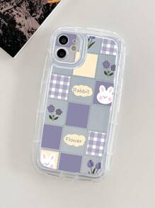 Ốp điện thoại chống rơi họa tiết thỏ hoạt hình - Trong sáng - Xem 2