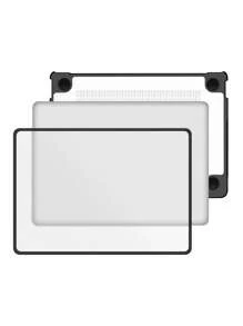 2pcs Minimalist Laptop Case Compatible With Macbook - Clear - View 4