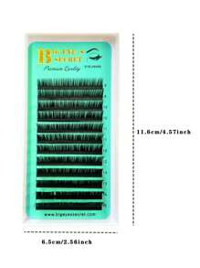 Individual Dense Stem False Eyelashes - Black - View 4