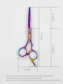 1入組激光不銹鋼學徒實踐理髮工具，理髮夾、劈嘴夾、減薄夾、初階造型工具、平口剪、日常理髮工具，適合美容沙龍和家居使用