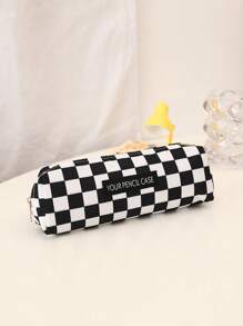 1 Họa Tiết Bàn Cờ Miếng Dán Trang Trí Túi Đựng Văn Phòng Phẩm, Đơn Giản Di Động Túi Đựng Bút Dành Cho Sinh Viên Văn Phòng Phẩm Tổ Chức - Nhiều màu - Xem 1