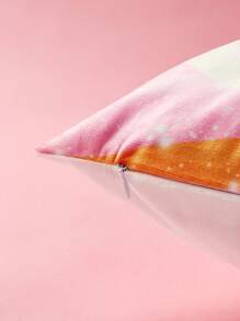 The Powerpuff Girls | ROMWE 撞色和女孩印花靠墊套不附帶墊芯 - 彩色 - 查看 4