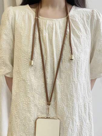 1 st. enkelt telefonsnodd med fästklämma, presentkort till mamma, familj, vänner, födelsedag, telefonberlock för högtider, telefonkedja