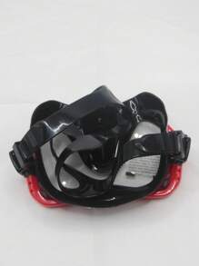 Snorkeling Dive Goggles With Nose Cover - Red - View 2