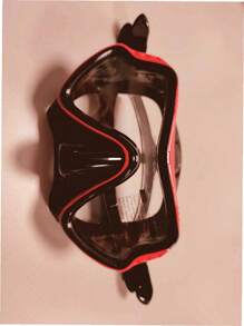 Snorkeling Dive Goggles With Nose Cover - Red - View 3