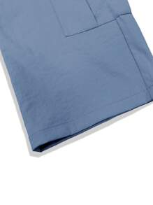 Manfinity EMRG Quần Nam Túi màu trơn Đường phố - Màu xanh bụi bặm - Xem 6