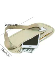 時髦和輕便帶隱形尼龍腰包完美適用於運動和旅行