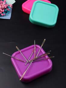 1入紫色磁性收納盒（用於收納針頭和小型鋼板等鐵製品,避免因磁性而丟失） - 紫色 - 查看 3