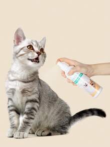 Natural Friendly Vitamin B5 Waterless Pet Shampoo Spray Oatmeal Aloe No Rinse No Water Required Fresh And Clean Specifically PH Balanced For Cats And Dogs 237ml - Multicolor - View 8