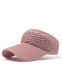 1 cái mũ bảo vệ chống nắng có kết cấu dành cho nữ cho các hoạt động ngoài trời - Hồng - Xem 2