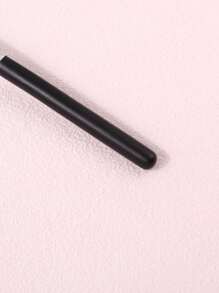 1pc High-End Blush Brush, Ultra Soft Flame-Shaped Highlighter Brush For Daily Makeup, Unisex,Foundation Brush,Concealer Brush,Blush Brush,Contour Brush,Blush Brush,Bronzer Brush,Powder Brush,Foundation Brush,Blush Brush,Giveaways - Black - View 7