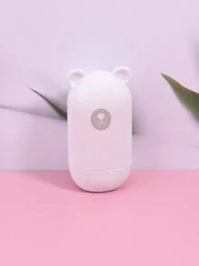 1pc Cartoon Bear Design Roller Stamp With Hand Rope, Cute Portable Personal Information Privacy Roller Stamp For Information Protection - White - View 6