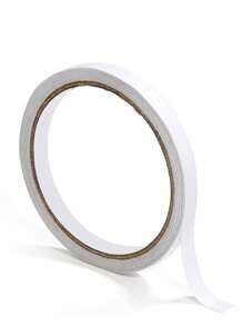 10pcs/5pcs Pack 6.5m Double-Sided Tape, Tear By Hand, For Students' Handicrafts And Office Use, Strong Adhesive - White - View 3