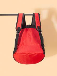 1pc Portable Pet Carrier Bag For Dog And Cat For Outdoor - Red - View 4