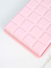 1pc Silicone Ice Cube Mold, Modern Pink Ice Cube Maker Tray For Kitchen - Pink - View 4