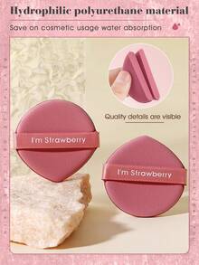 5入組化妝粉撲 - 粉色 - 查看 4