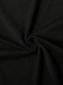 Manfinity Hypemode Áo thun nam rộng thùng thình cổ tròn tay ngắn Graphic Tee Planets Street - màu đen - Xem 5