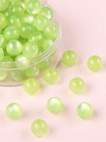 1 gói Đúng mốt 6/8mm Hạt DIY Đối với phụ nữ Để làm đồ trang sức DIY - màu xanh lá - Xem 5