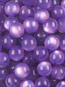 1入組時尚6/8mmDIY珠子適合女士DIY首飾製作 - 紫色 - 查看 2