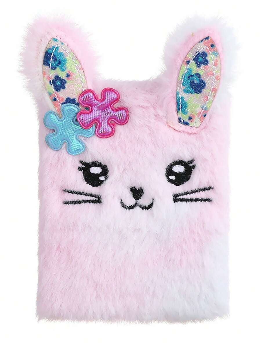 1 Phim Hoạt Hình Thỏ Thêu Mờ Sổ Tay Dễ Thương Di Động Ghi Được Tạp Chí Sổ Tay Cho Học Sinh - Nhiều màu - Xem 1