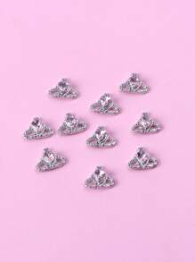 TSZS 10 chiếc Rhinestone Planet Design Nail Art Decoration DIY Nail Charms Nail Gems Nail Supplies - Nhiều màu - Xem 4
