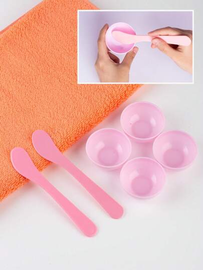 4入組面膜碗和2入組面膜刷