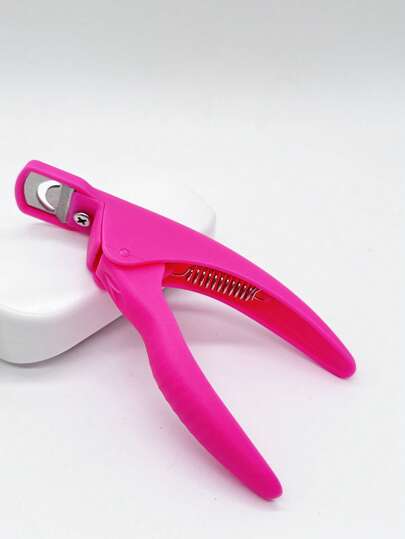 Cortaúñas recto de plástico para placas de uñas, cortaúñas multifuncional simple y práctico, suministros para uñas, herramientas para uñas, herramientas de arte de uñas, de vuelta a la escuela, uñas, herramientas para uñas postizas, herramientas de manicura y pedicura