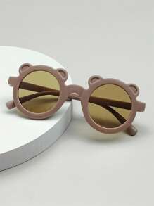 2 cặp trang trí tai cho trẻ em Khung tròn kính thời trang dễ thương cho cuộc sống hàng ngày - Nhiều màu - Xem 4