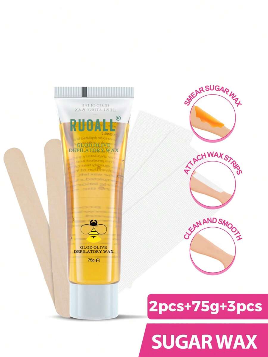 女士脫毛糖蠟全身脫毛產品套裝適合所有膚質
