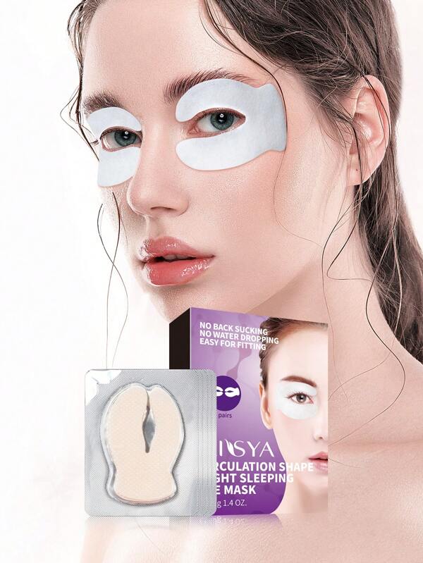 Night Sleeping Eye Patches, Smoothing Anti-Wrinkle Face Skin Care Sticker