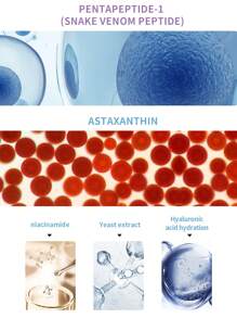 夜間睡眠眼貼平滑抗皺面部護膚貼紙 - 白色 - 查看 8