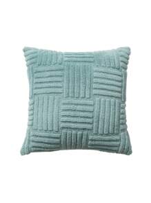 1入組幾何提花靠墊套不附帶墊芯 - 綠色 - 查看 3