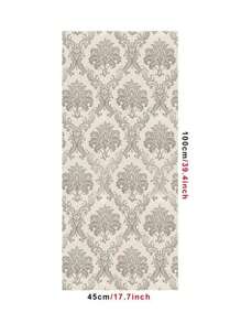 1pc Scroll Pattern Wall Paper - Multicolor - View 3