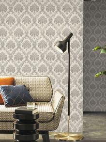 1pc Scroll Pattern Wall Paper - Multicolor - View 7